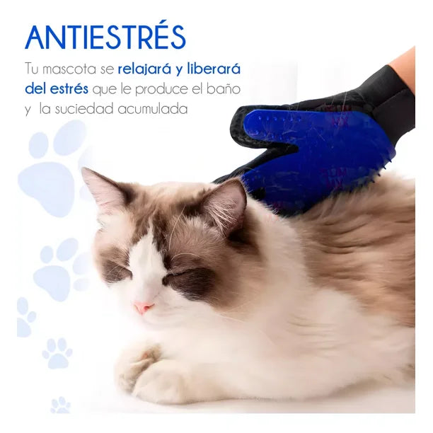GUANTE SACA PELOS Y PELUSAS DE MASCOTAS